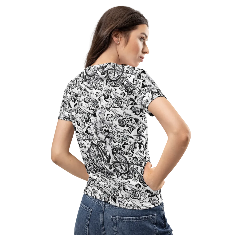 Pelican Velocity on Women's Crew Neck T-Shirt — Back