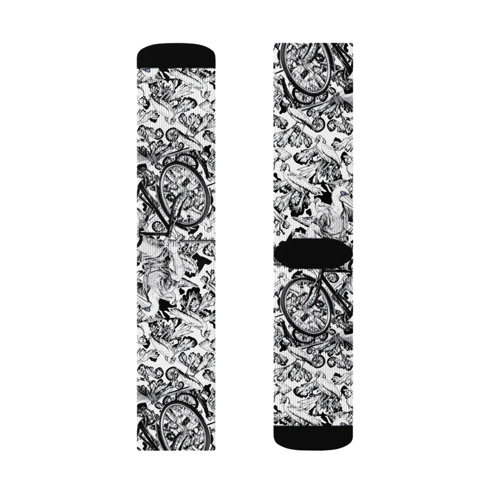 Pelican Velocity on Socks — Left Sock