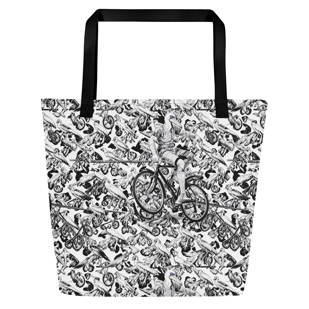 Pelican Velocity on Large Tote Bag W/ Pocket — Front