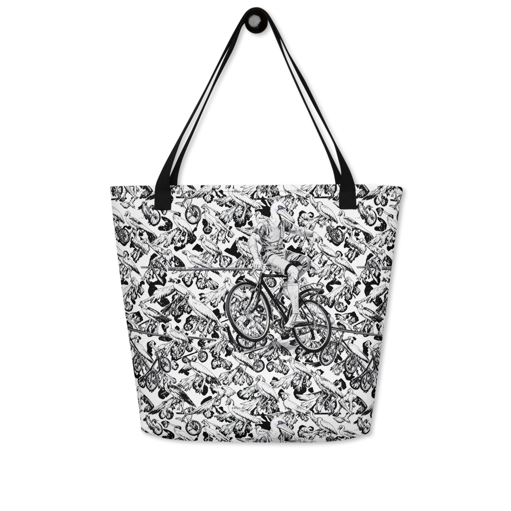 Pelican Velocity on Large Tote Bag W/ Pocket — Front