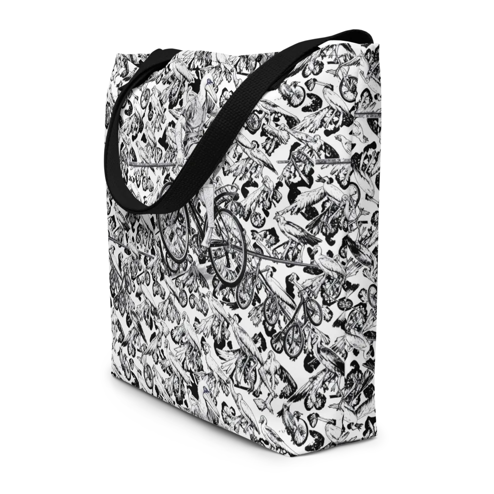 Pelican Velocity on Large Tote Bag W/ Pocket — Front