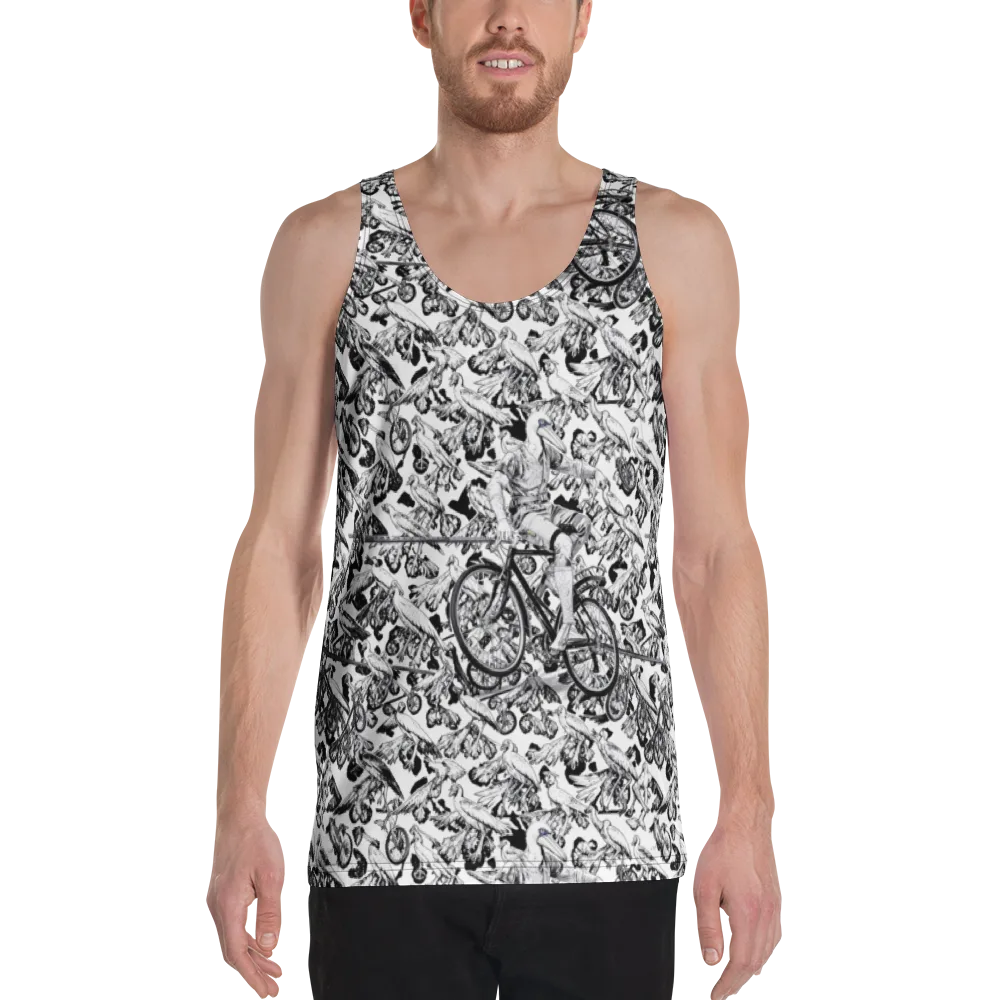 Pelican Velocity on Men's Tank Top — Front