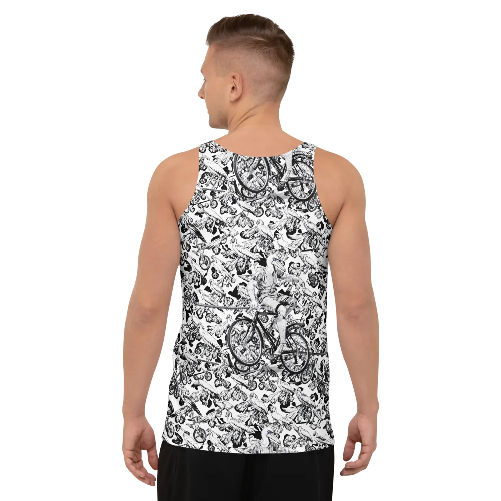 Pelican Velocity on Men's Tank Top — Back
