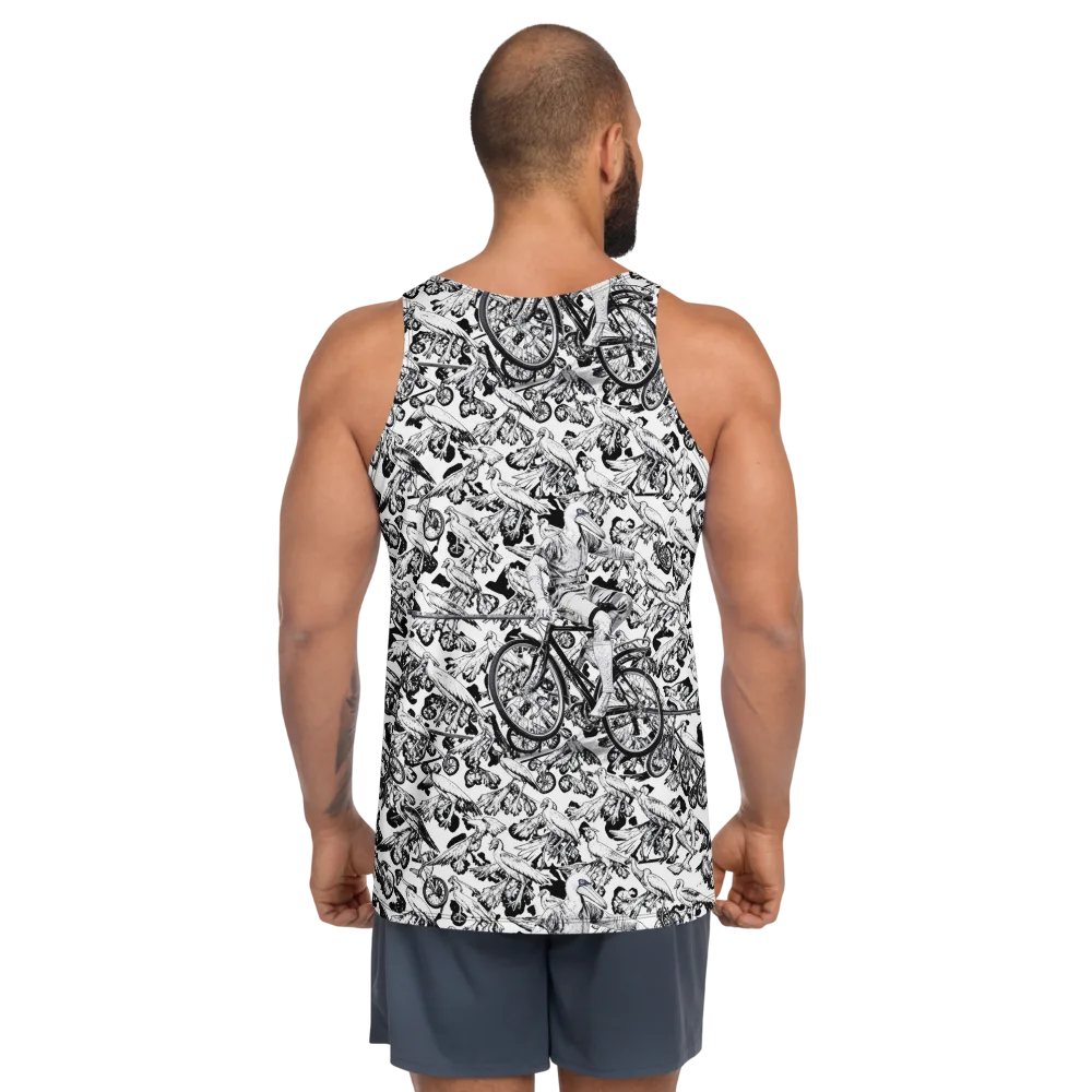 Pelican Velocity on Men's Tank Top — Back