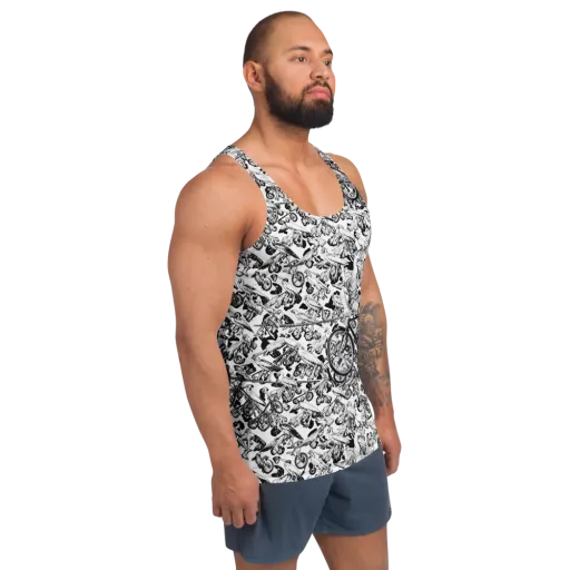 Pelican Velocity on a Men's Tank Top