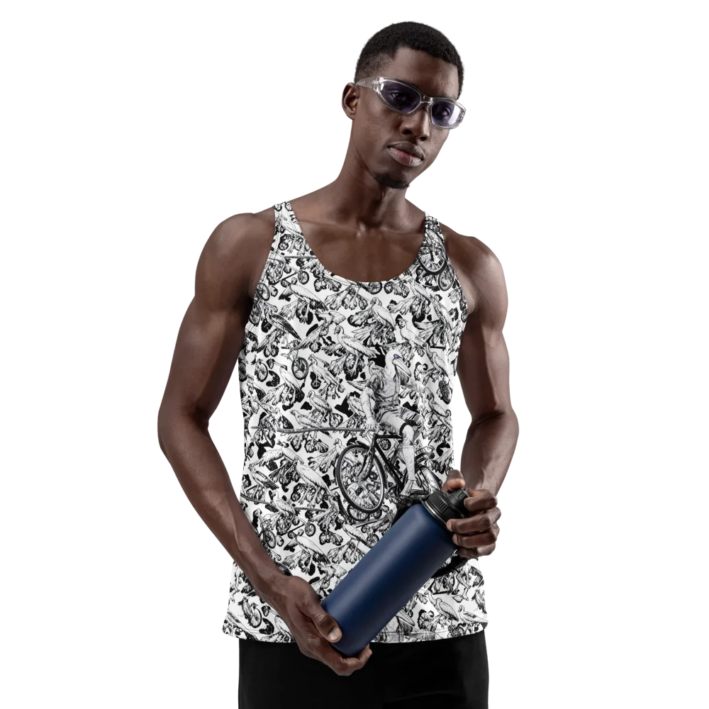 Pelican Velocity on Men's Tank Top — Front