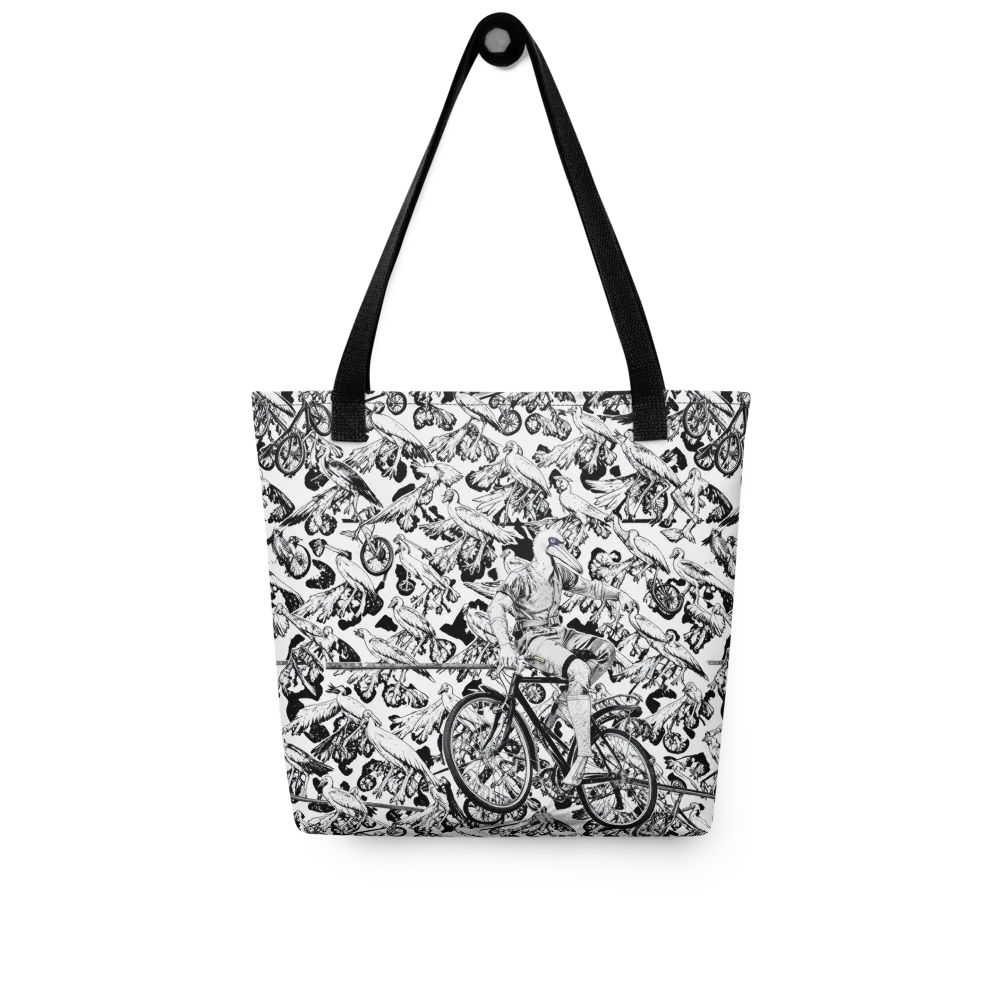 Pelican Velocity on Tote Bag — Front