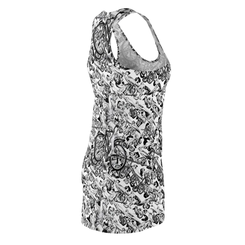 Pelican Velocity on Racerback Dress — Back Side
