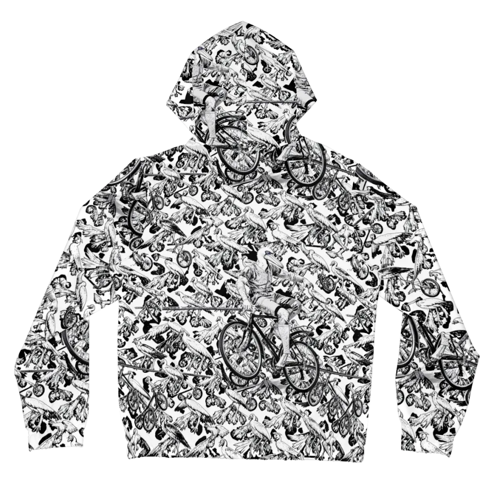 Pelican Velocity on Women's Full-Zip Hoodie — Back