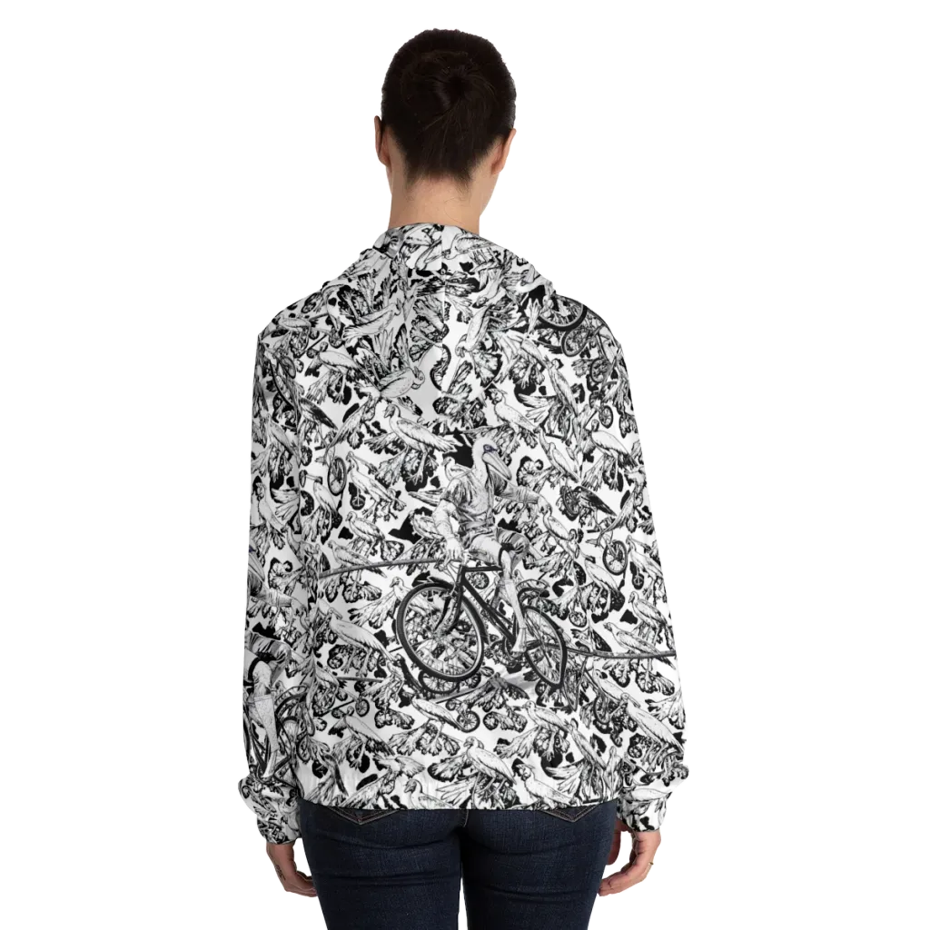 Pelican Velocity on Women's Full-Zip Hoodie — Back On Person