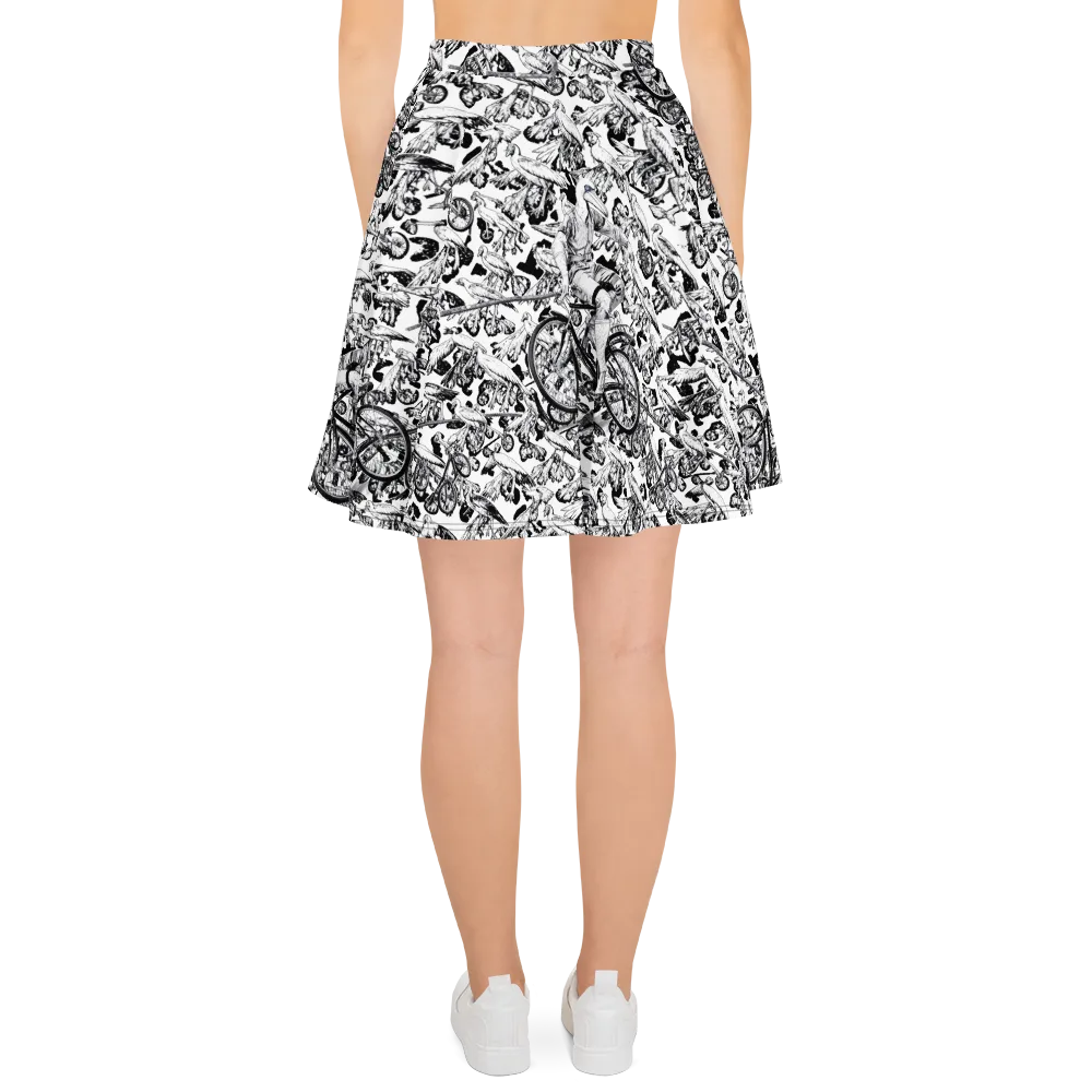Pelican Velocity on Skater Skirt — Back