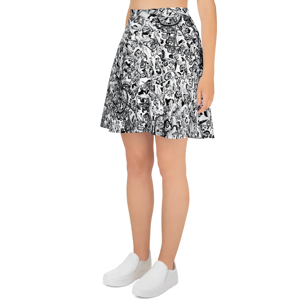 Pelican Velocity on Skater Skirt — Left