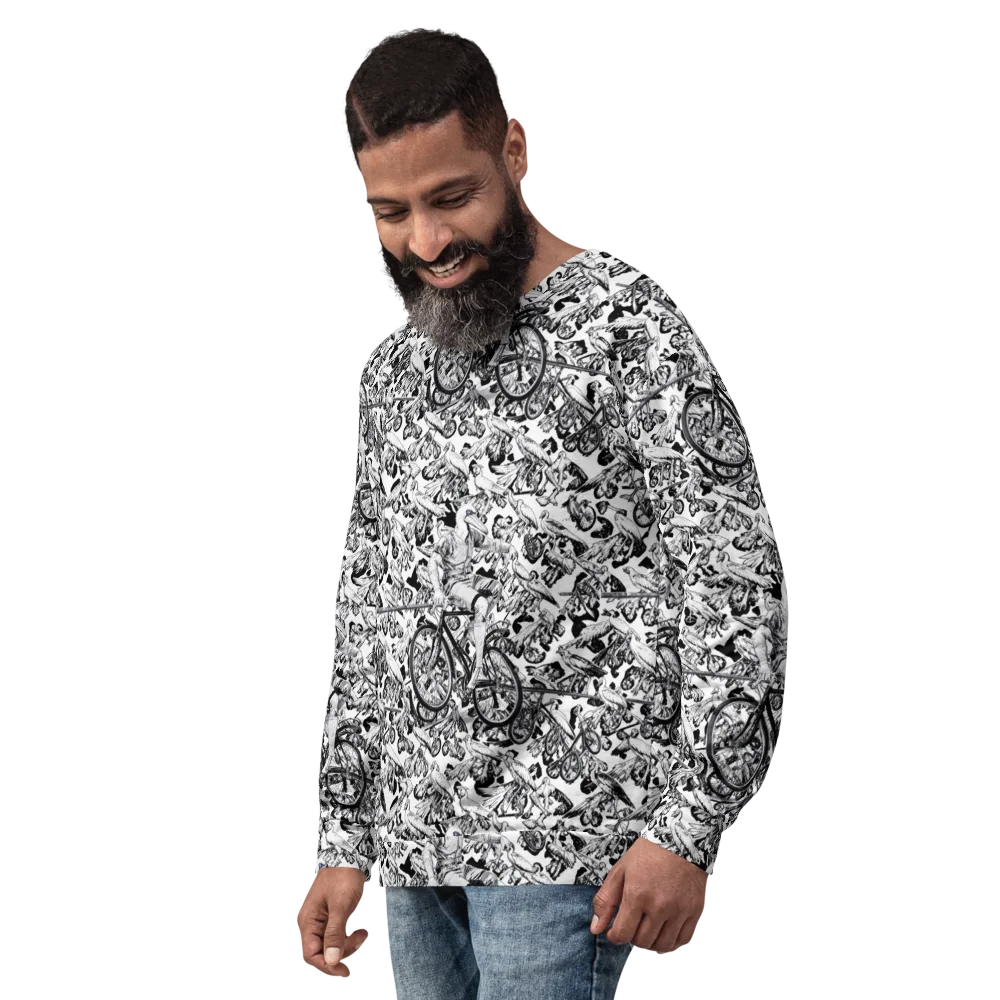 Pelican Velocity on Sweatshirt — Left Front