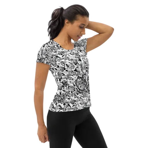 Pelican Velocity on a Women's Athletic T-Shirt