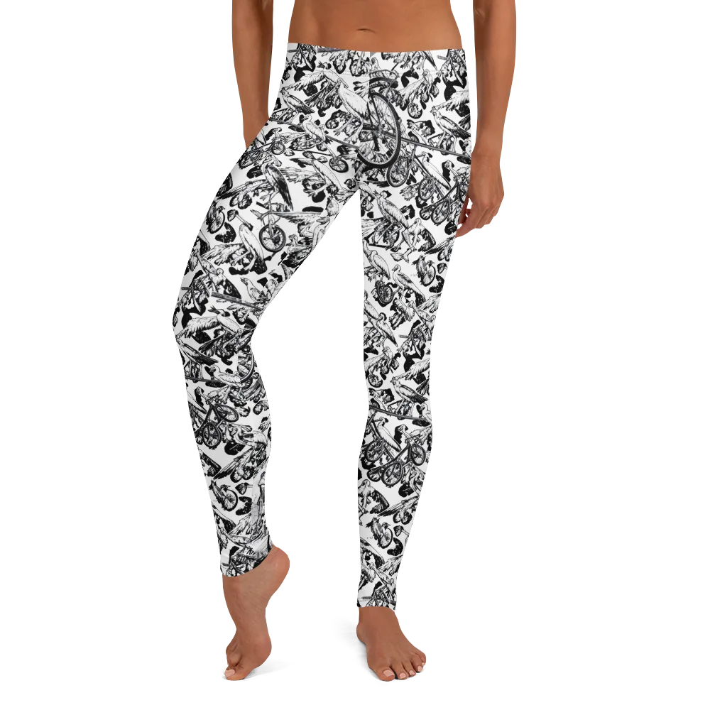 Pelican Velocity on Leggings — Front