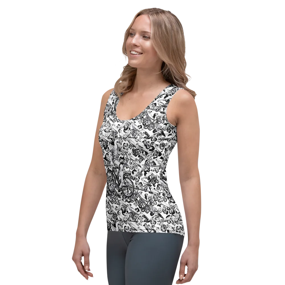 Pelican Velocity on Women's Tank Top — Left Front