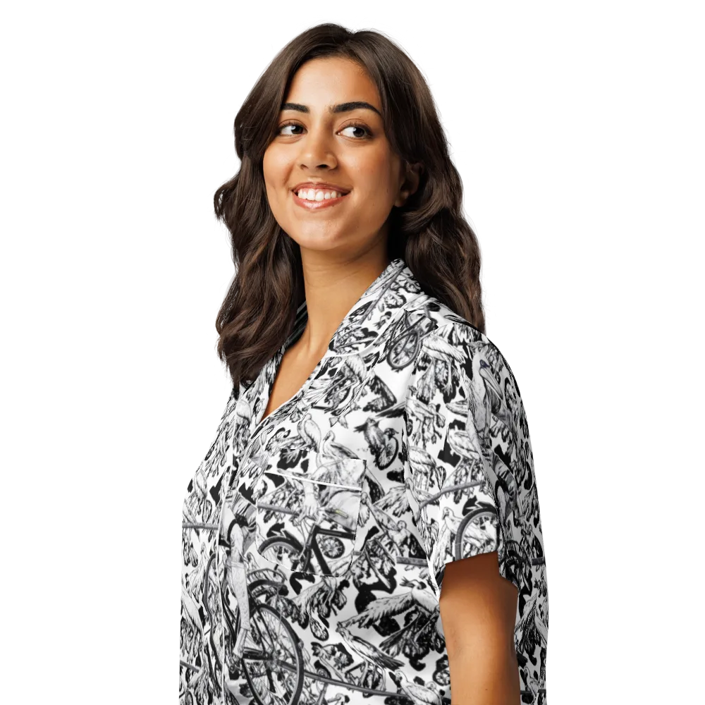 Pelican Velocity on Women's Short Sleeve Pajama Top — Left Front