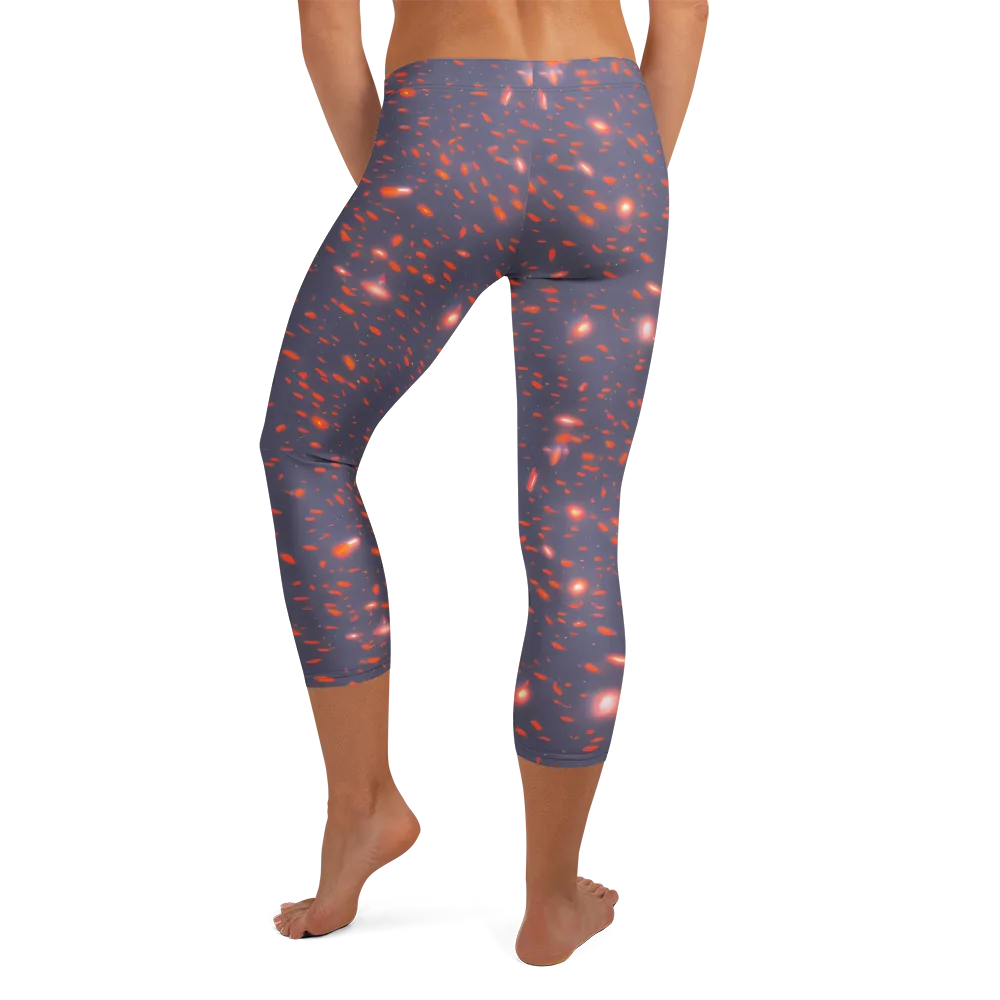 Ember Drift on Capri Leggings — Back