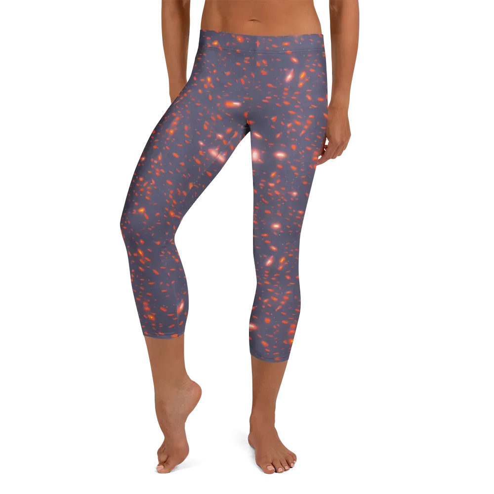 Ember Drift on Capri Leggings — Front