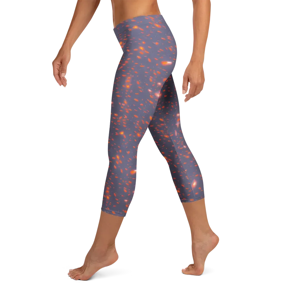 Ember Drift on Capri Leggings — Left