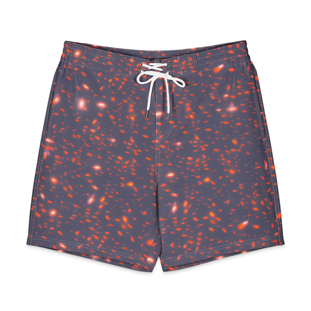 Ember Drift on Men's Board Shorts — Front