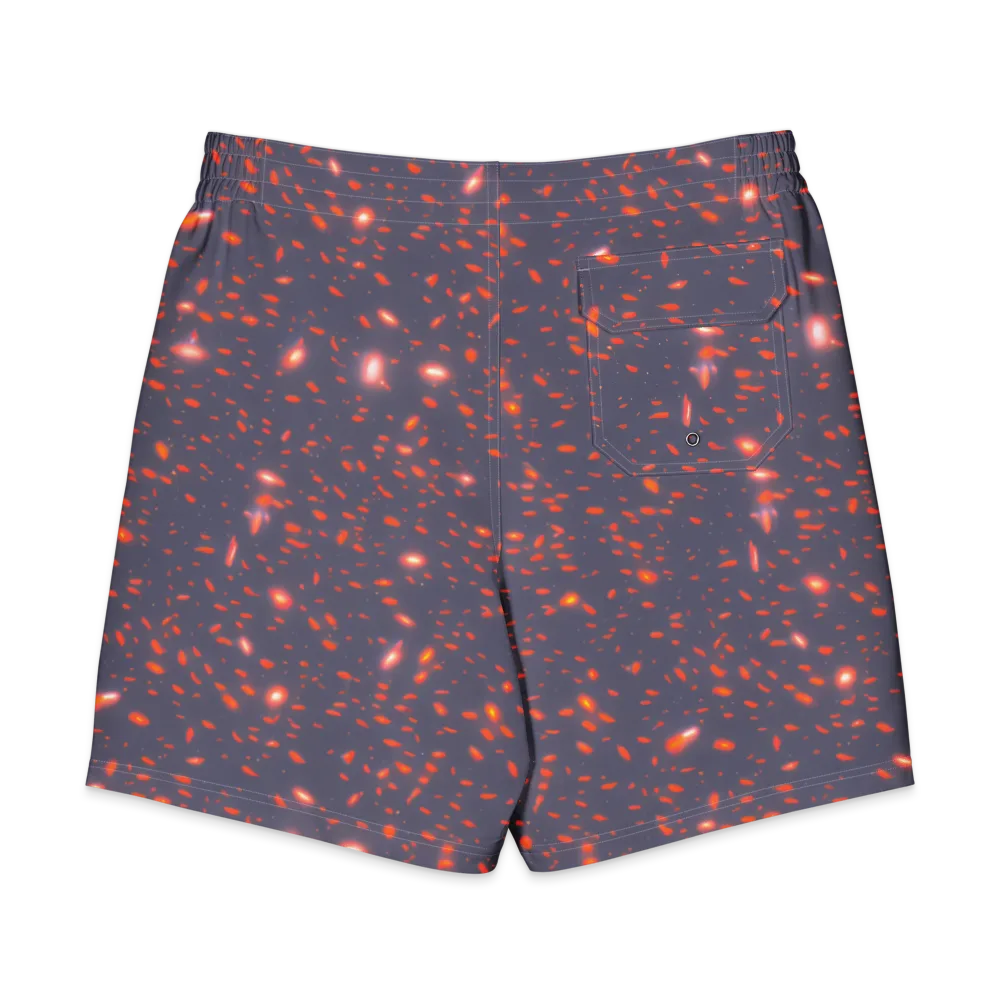 Ember Drift on Men's Board Shorts — Back