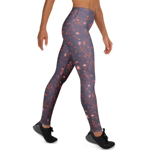 Ember Drift on a Yoga Leggings