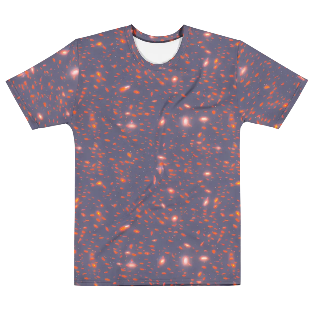 Ember Drift on Men's Cotton Crew Neck T-Shirt — Front