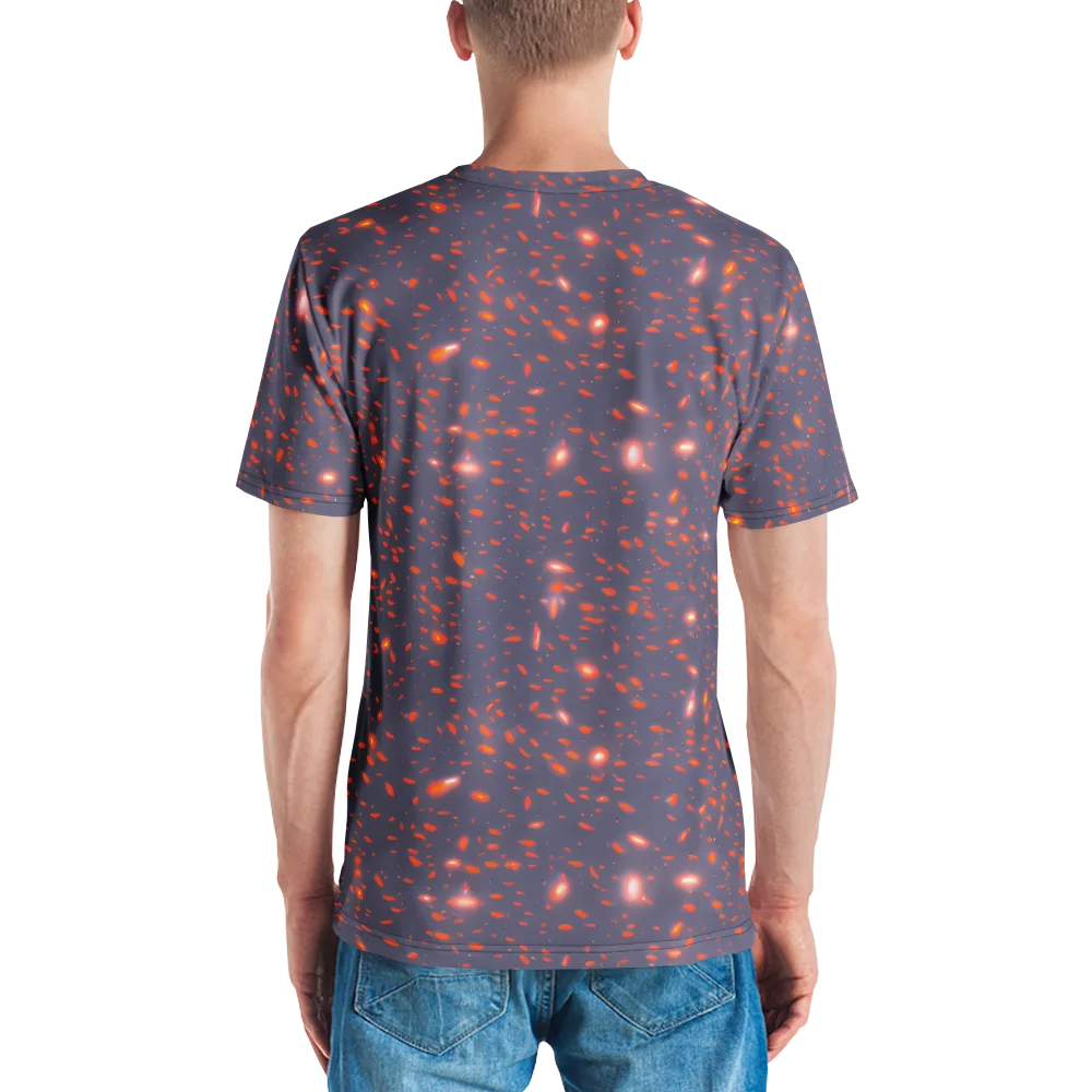 Ember Drift on Men's Crew Neck T-Shirt — Back