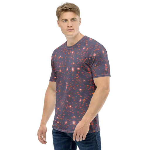 Ember Drift on a Men's Crew Neck T-Shirt