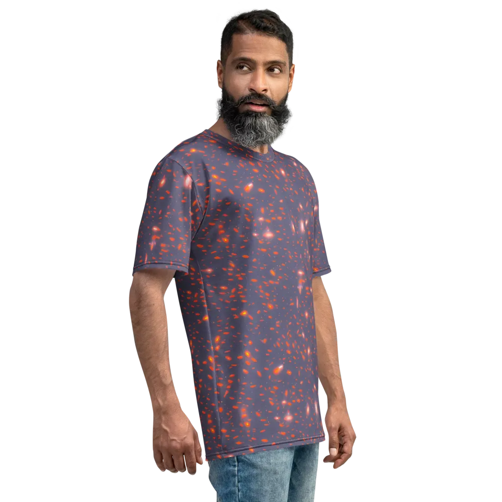 Ember Drift on Men's Crew Neck T-Shirt — Right