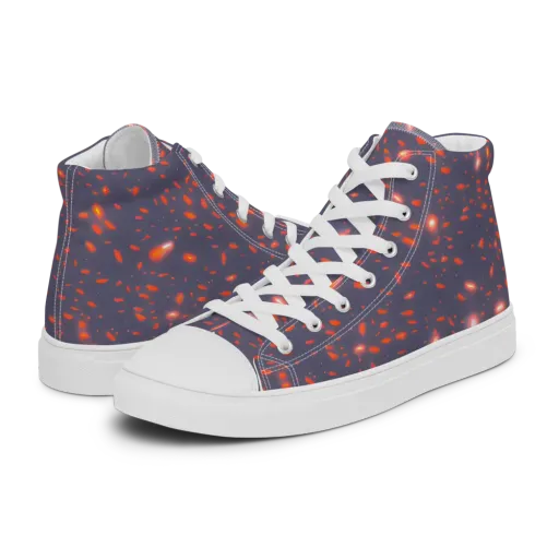 Ember Drift on a Women's High Top Canvas Shoes