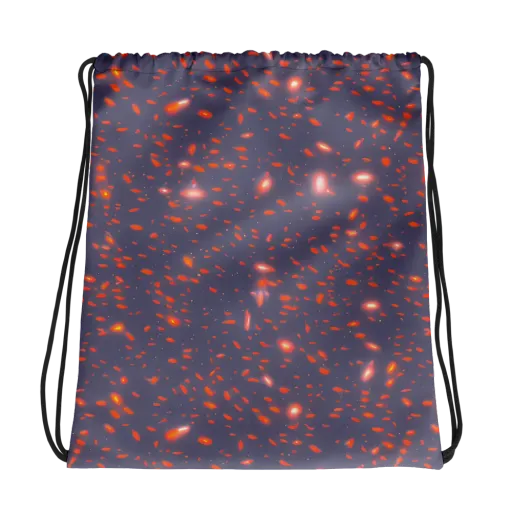 Ember Drift on a Drawstring Bag