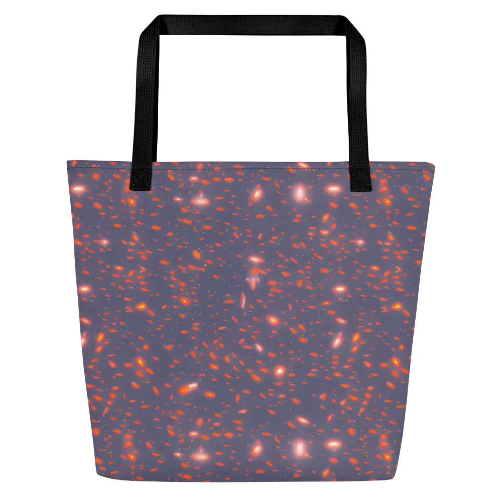 Ember Drift on Large Tote Bag W/ Pocket — Front