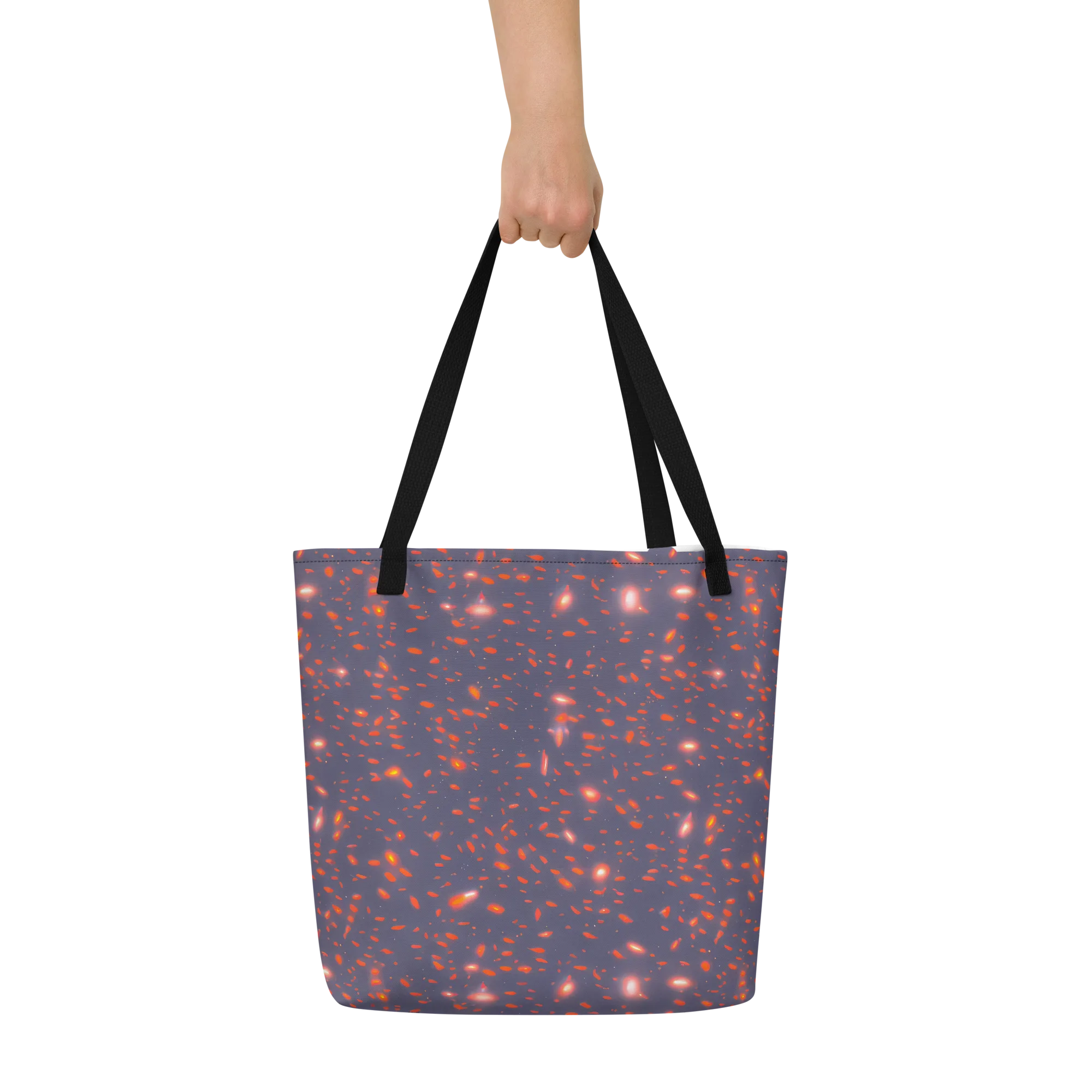 Ember Drift on Large Tote Bag W/ Pocket — Front