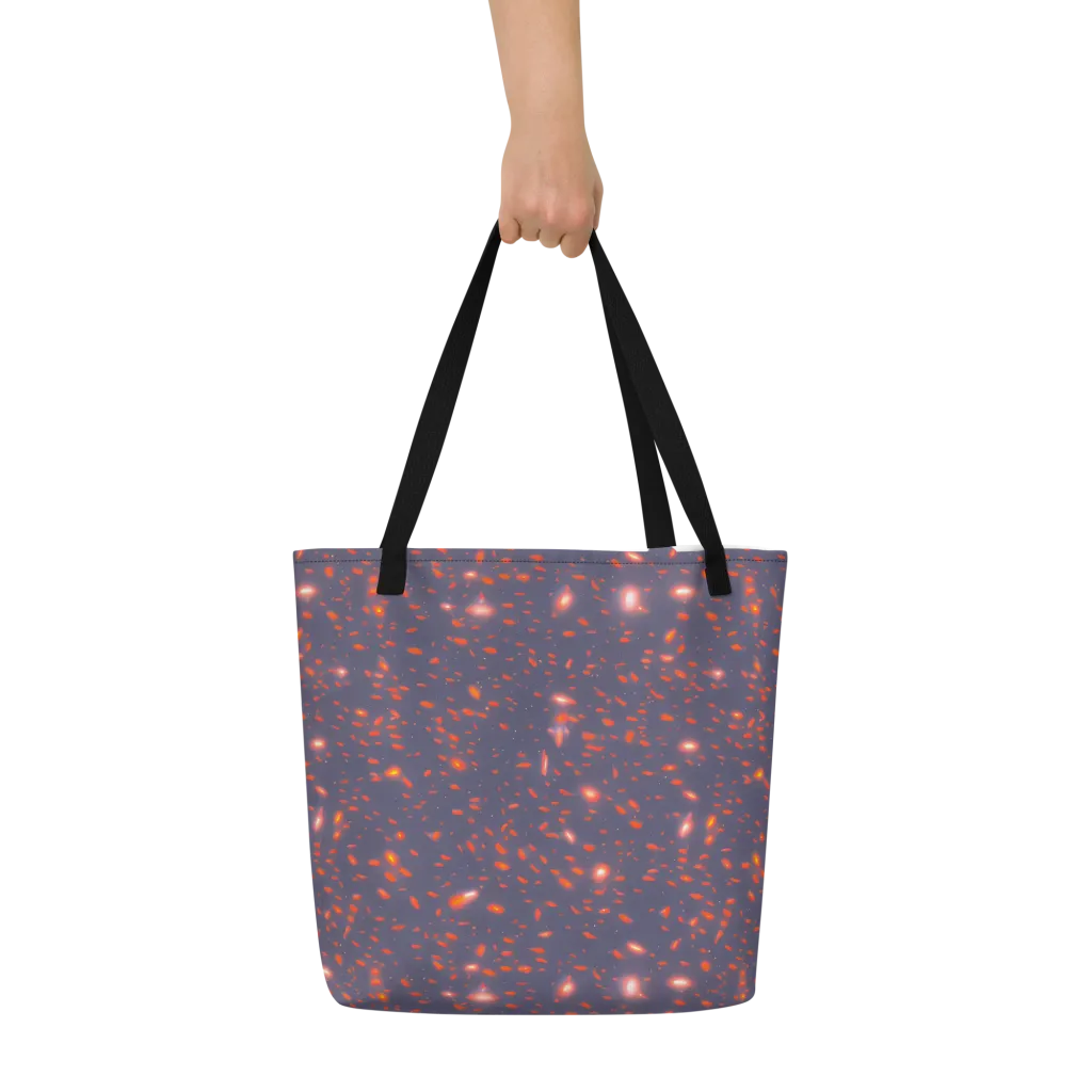 Ember Drift on Large Tote Bag W/ Pocket — Front