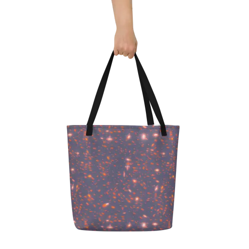 Ember Drift on a Large Tote Bag W/ Pocket