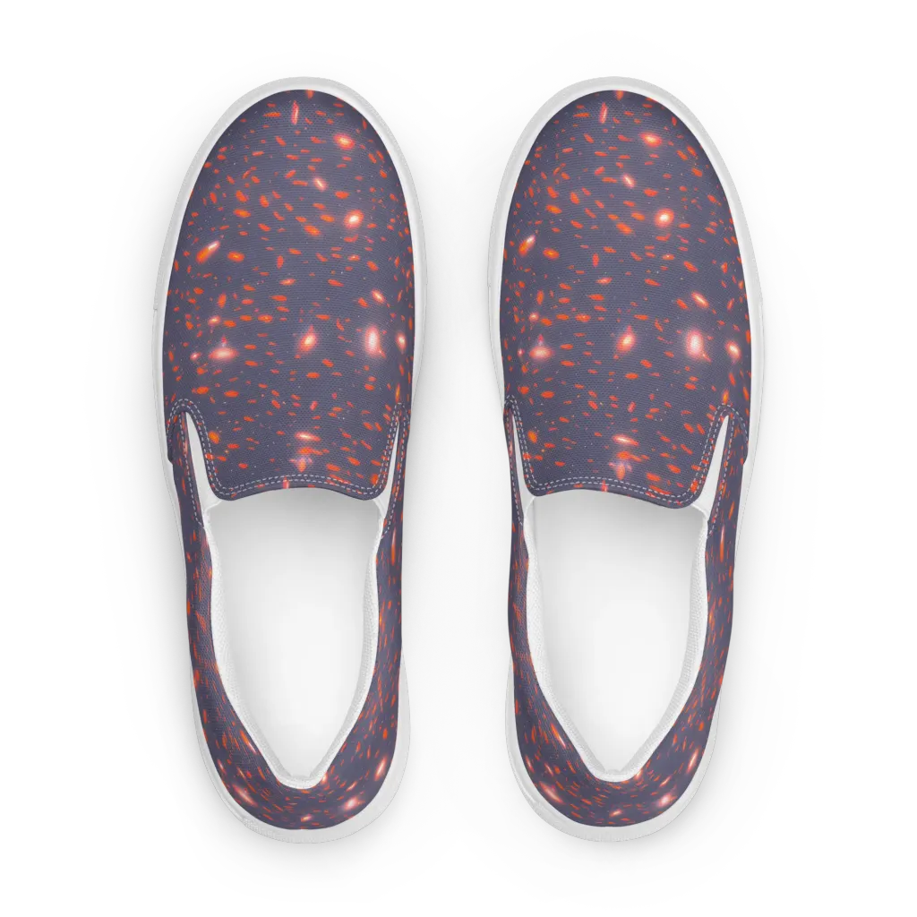 Ember Drift on Women's Slip-On Canvas Shoes — Front