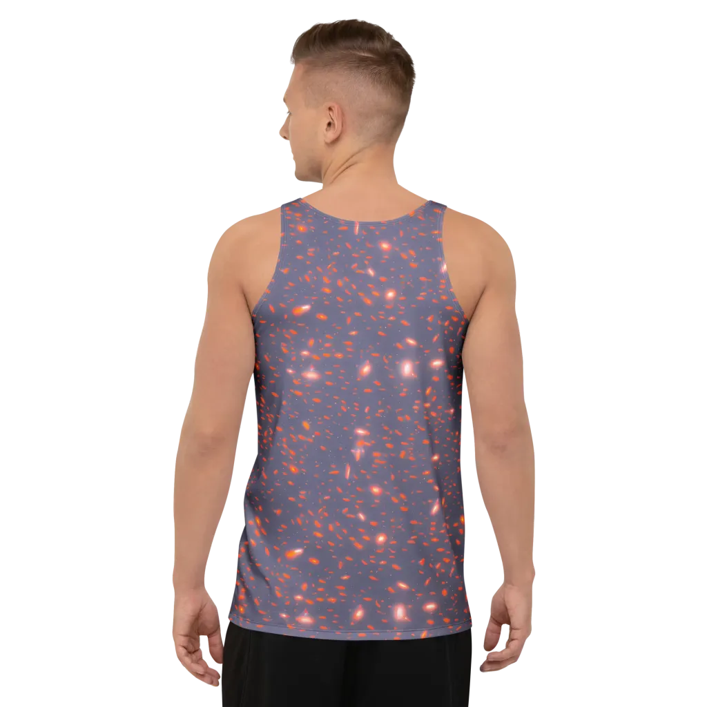 Ember Drift on Men's Tank Top — Back