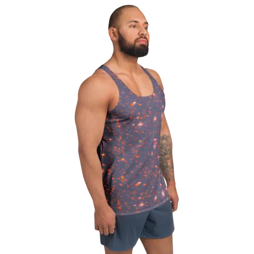 Ember Drift on a Men's Tank Top