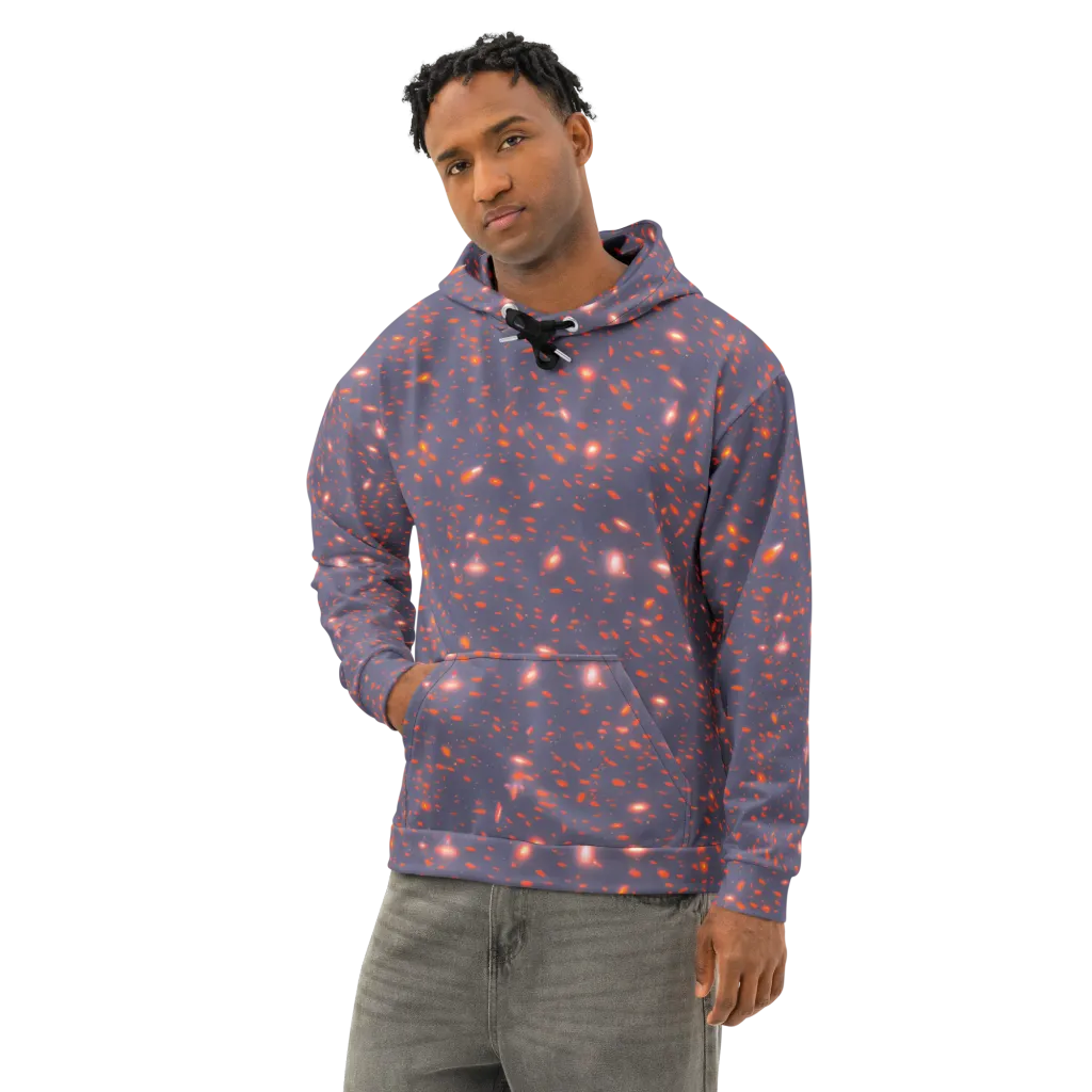 Ember Drift on Cotton Hoodie — Left Front