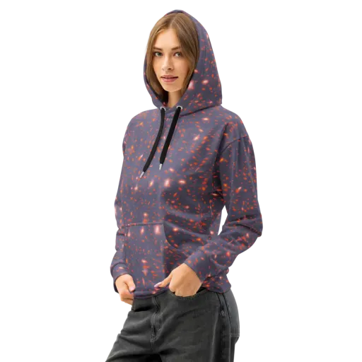 Ember Drift on a Cotton Hoodie