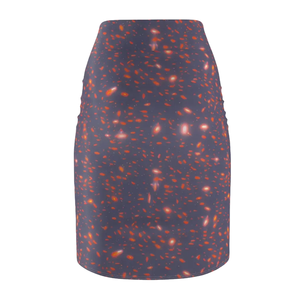 Ember Drift on Pencil Skirt — Back