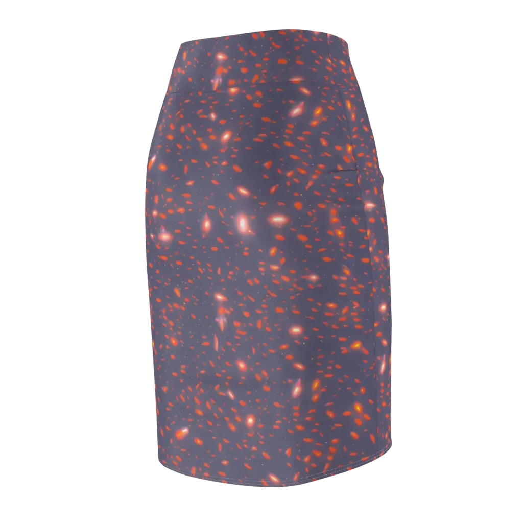 Ember Drift on Pencil Skirt — Back Side