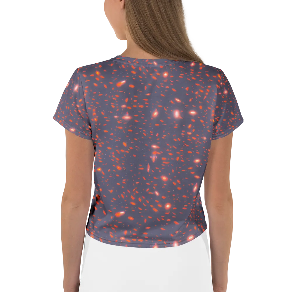 Ember Drift on Crop Tee — Back