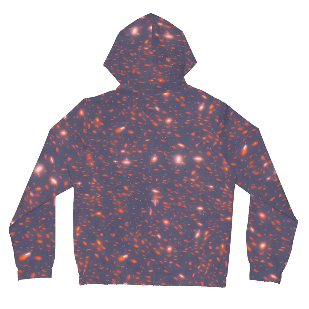 Ember Drift on Women's Full-Zip Hoodie — Back