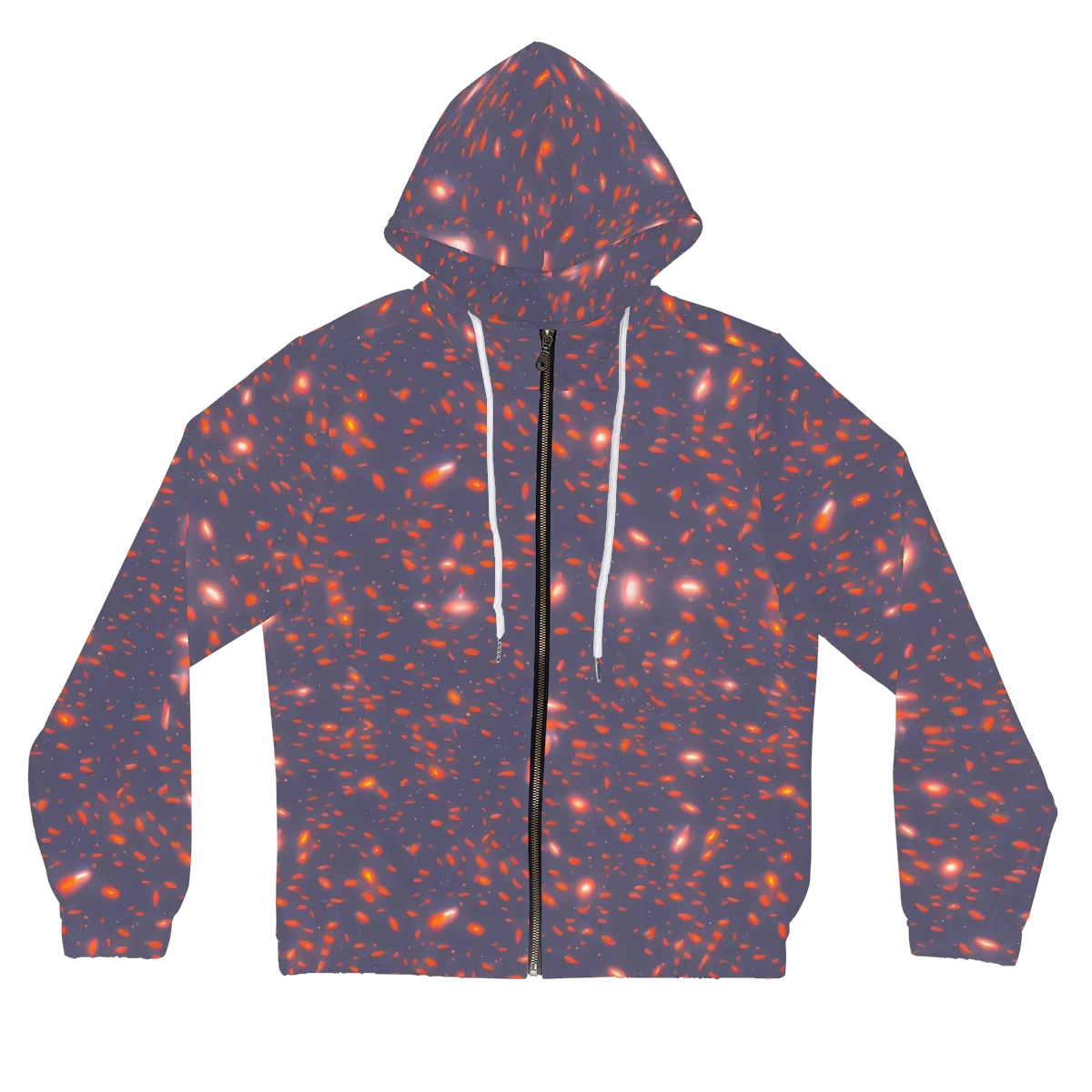 Ember Drift on Women's Full-Zip Hoodie — Front