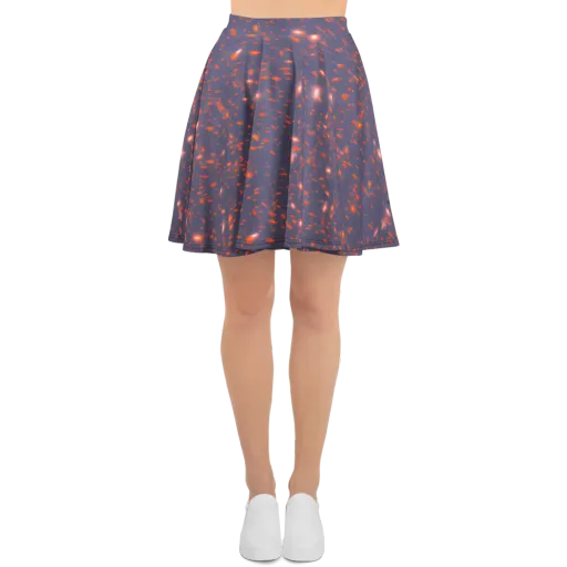 Ember Drift on a Skater Skirt