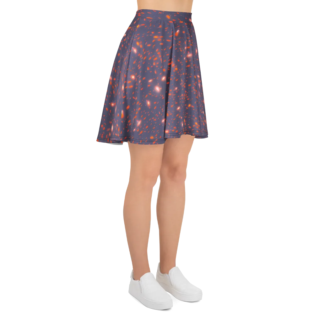 Ember Drift on Skater Skirt — Right