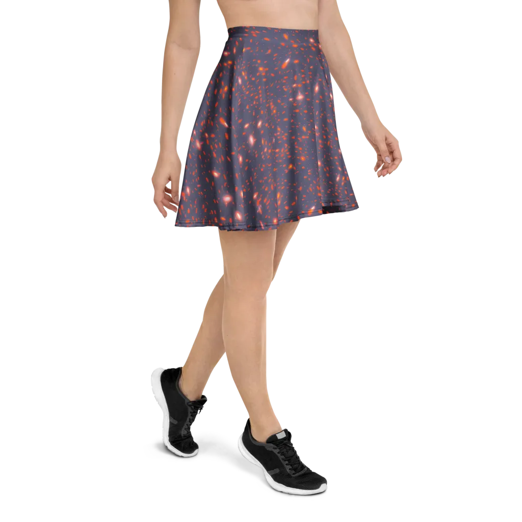 Ember Drift on Skater Skirt — Right